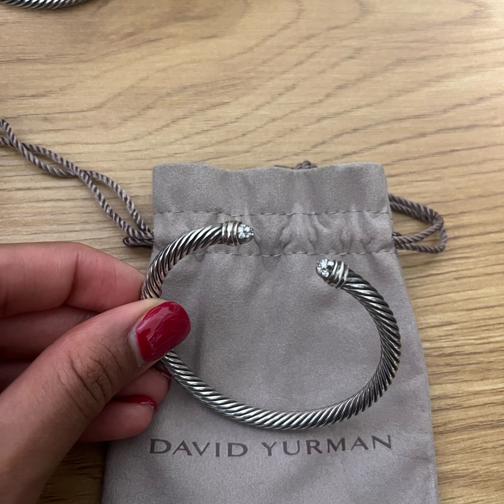 David yurman cable classics diamond bracelet - Picture 3 of 5